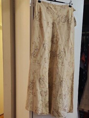 GAP Linen Long Skirt Sz 8 NWT!